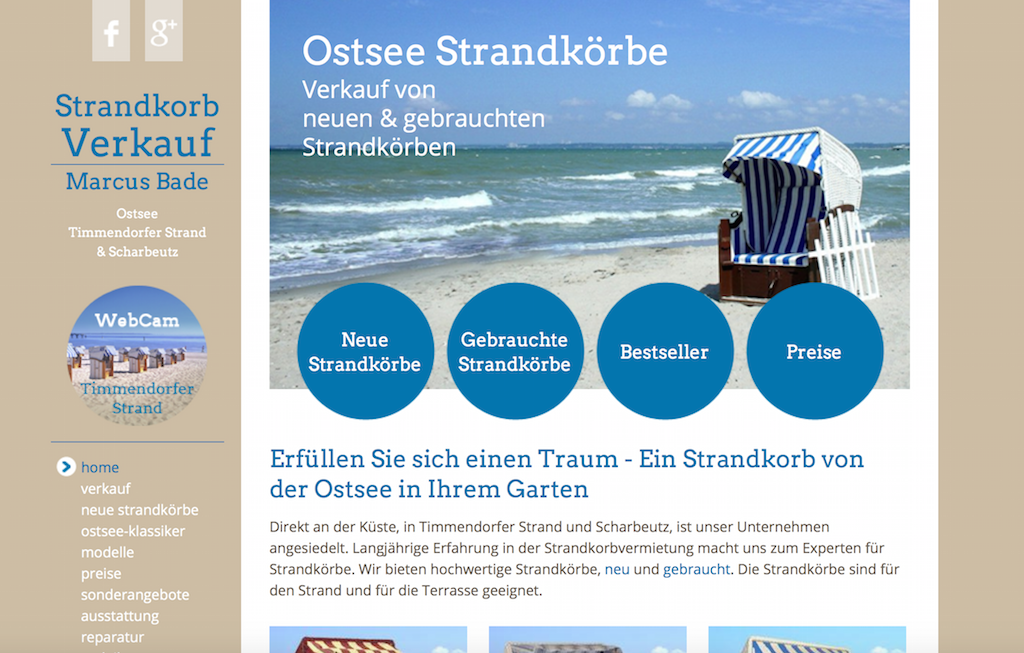 Erfahrungen mit ostsee-strandkoerbe.de